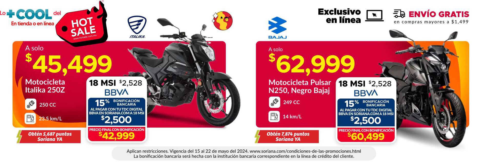Motocicleta Italika 250Z a sólo $45,499