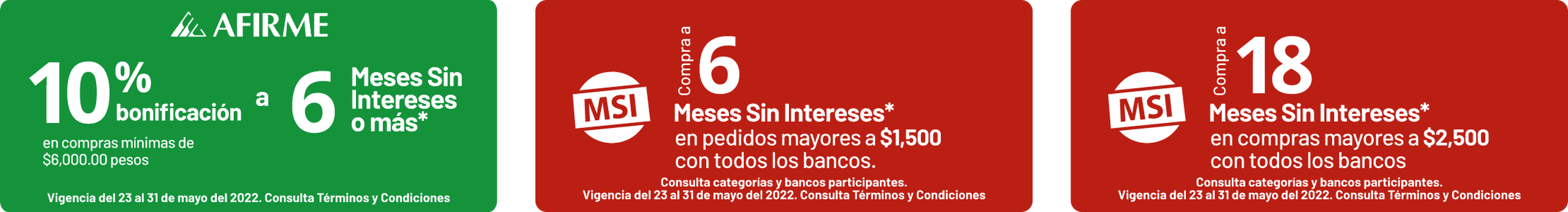 Hot Sale Meses SIn Intereses