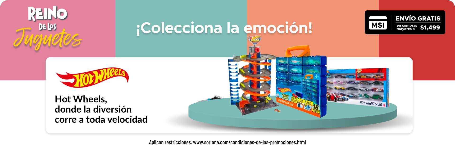 Comprar Juguetes Online Autitos Pack De 5 Hot Wheels Envíos a todo el  Paraguay