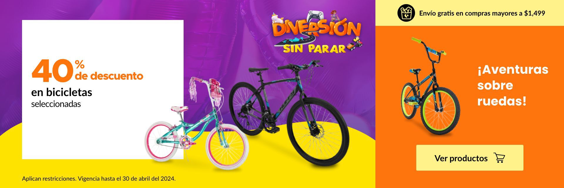 Banner Promocional Bicicletas