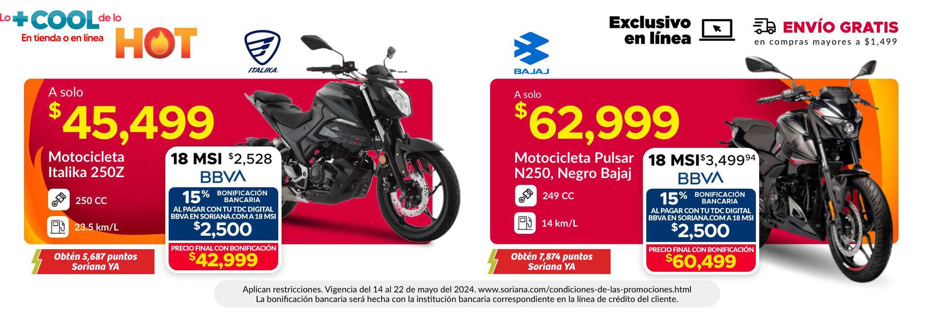Motocicleta Italika 250Z a sólo $45,499