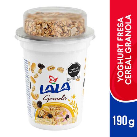 Yoghurt Batido Lala Fresa Granola 190 g image number 1