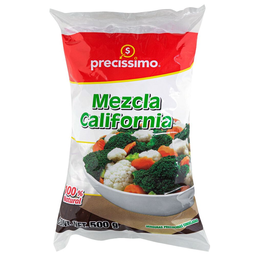 Verdura congelada Precissimo mezcla california 500 gr image number 0