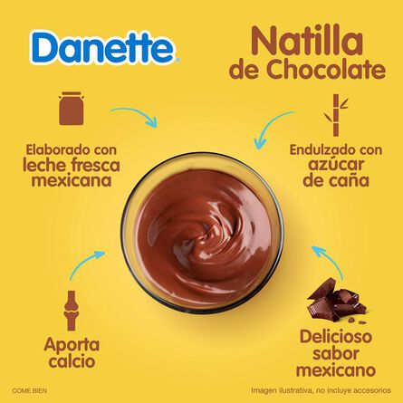 Natilla Danette Sabor Chocolate 100g image number 1