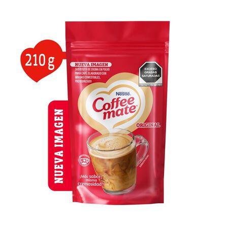 Sustituto de crema para café Coffee Mate polvo original bolsa 210 g image number 1