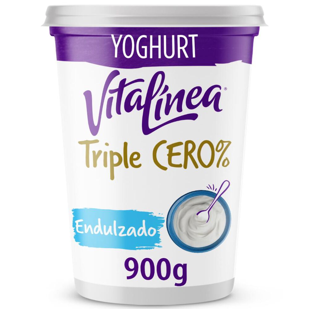 Yoghurt Vitalínea Natural Sin Azúcar Añadida 900g image number 0