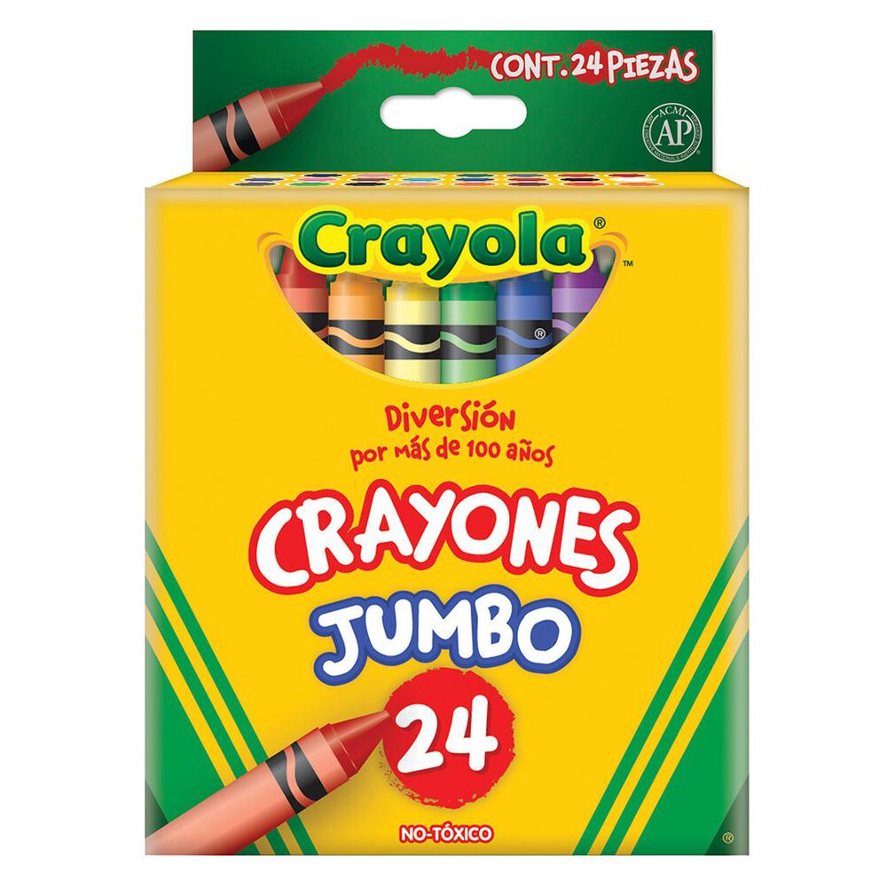 Crayones Crayola Jumbo con 24 pz image number 0