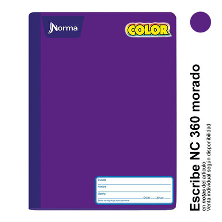 Cuaderno Profesional Norma Color 360 Cuadro 7mm 100 Hj image number 8