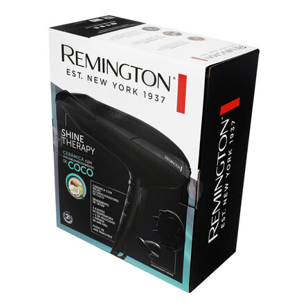 Secador de Cabello Remington D5210C (110) F Cerámica Avanzada y Aceite de Coco Negro image number 1
