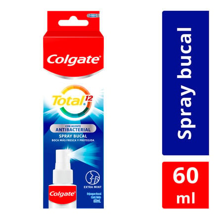 Spray Bucal Colgate Total 12 Antibacterial Extra Mint 60 ml image number 2