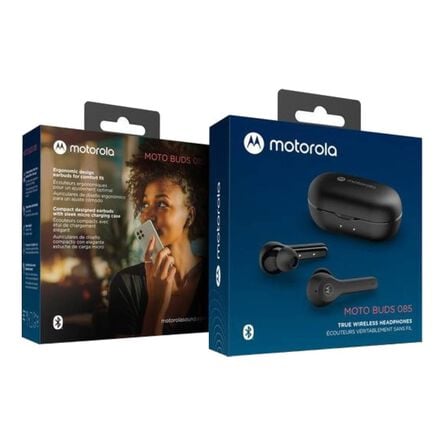 Audífonos In Ear Motorola MOTOBUDS085B Bluetooth Negro image number 3