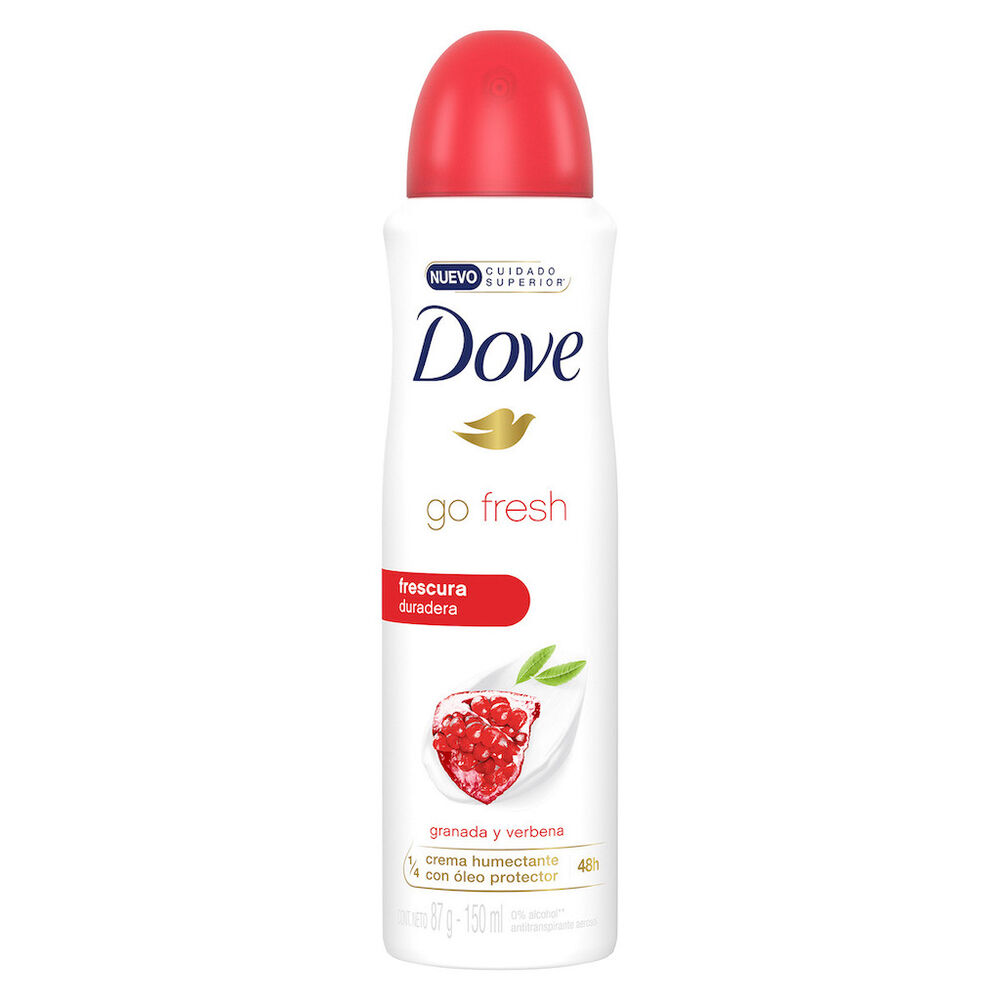 Desodorante en aerosol Dove Granada para dama 150 ml image number 0