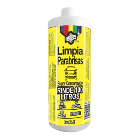 Kit Custom Shampoo + Limpia Parabrisas + Limpia Interiores y Polish Líquido image number 5