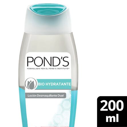 Loción Desmaquillante Pond's Bio-Hydratante Dual 200 Ml Botella image number 1