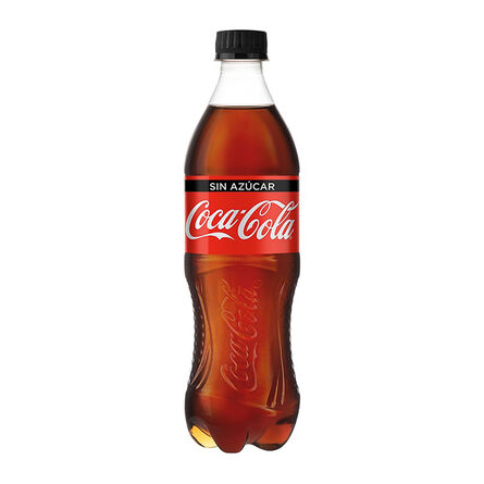 COCA-COLA ZERO refresco de cola sin azúcar ZERO CAFEÍNA pack 4 botellas 2 l