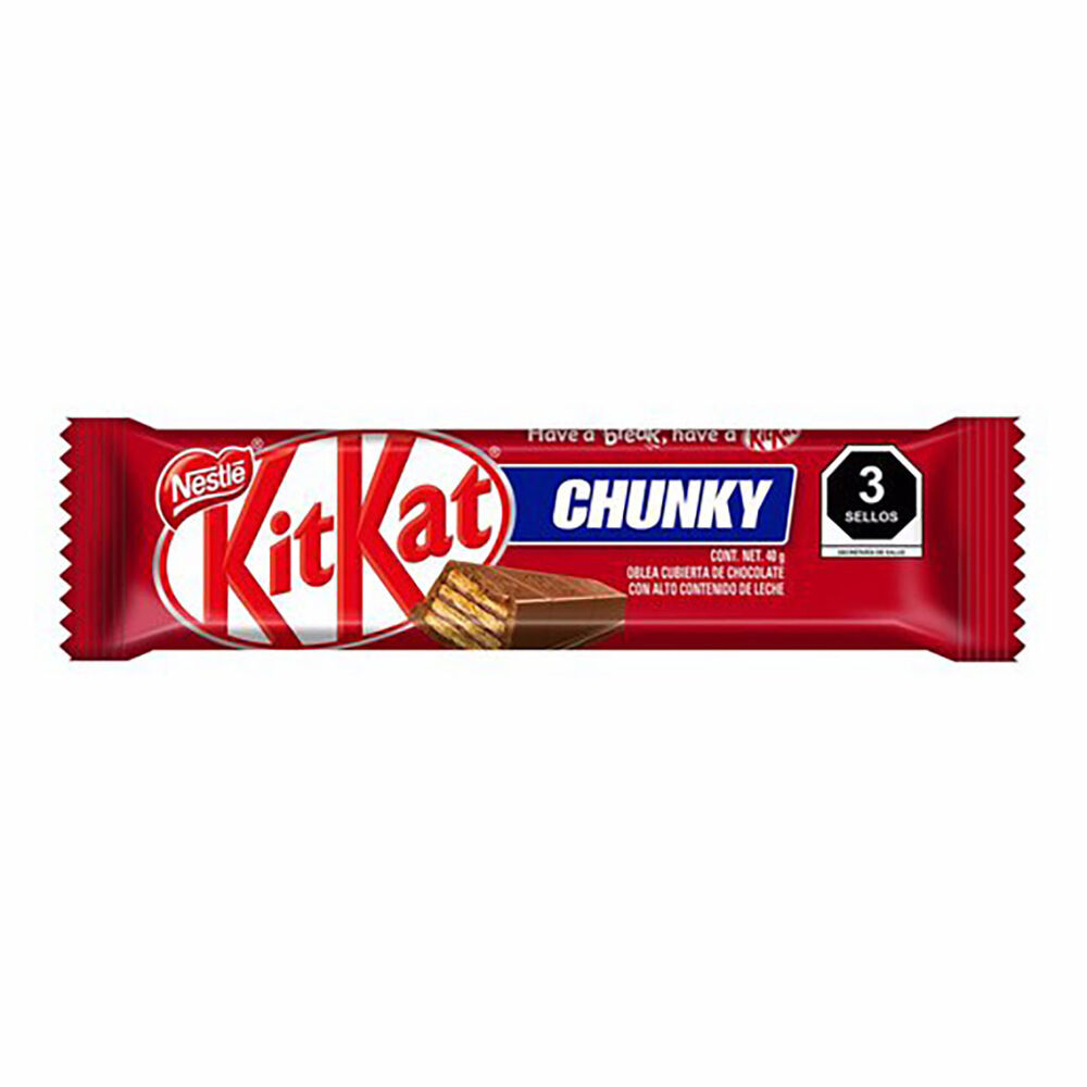 Chocolate con Leche KitKat Chunky 40 gr image number 0