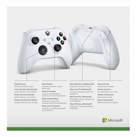 Control Inalámbrico Xbox QAS-00011 Blanco image number 4