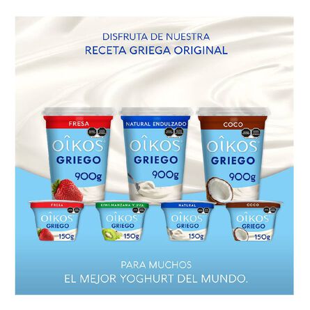 Yoghurt Griego Oikos Kiwi, Mazana y Jugo de Uva 150 g image number 3