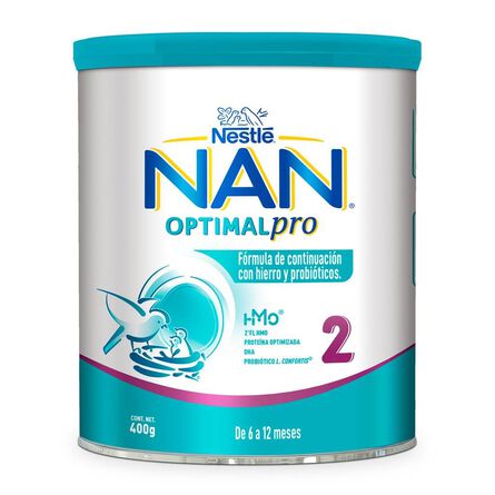 Fórmula Infantil NAN 2 Optimal Pro de 6 a 12 Meses 400g