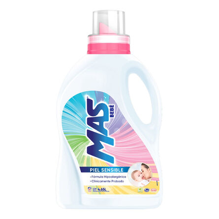 Detergente Líquido para Ropa de Bebé MAS 4.65L
