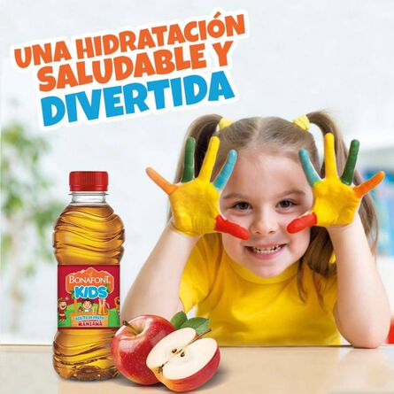 Agua Bonafont Kids con Jugo Natural Sabor Manzana 6 Pack 300 ml image number 2