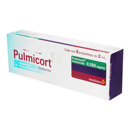 Pulmicort 0.250 mg Suspensión Inhalación 5 Ampolletas De 2 ml image number 1