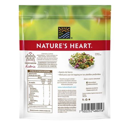 Mezcla de nueces Nature's Heart Luxury Nut Mix 70g image number 1