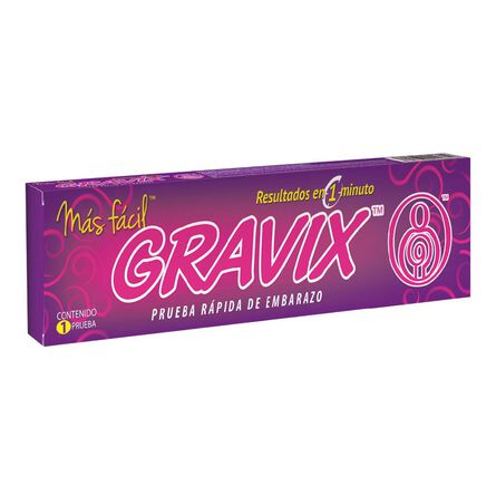 Prueba de Embarazo Gravix Más Facil con 1 Caja image number 1