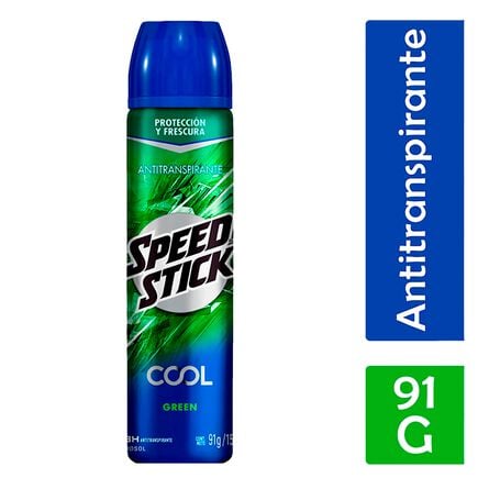 Desodorante Antitranspirante En Aerosol Speed Stick Cool Green P/Caballero 91 G image number 3