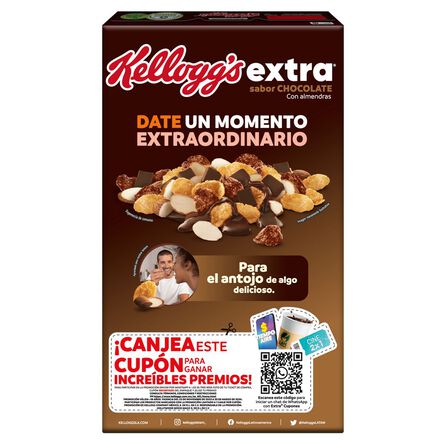 Cereal Kellogg´s Extra Sabor Chocolate con Almendras Caja 490 Gr image number 2