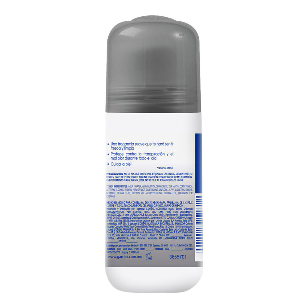 Desodorante Antitranspirante En Roll On Garnier Obao Piel Delicada P/Dama 65 G image number 1
