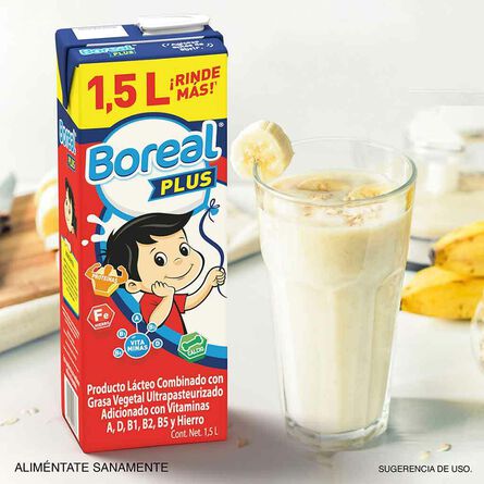 Producto Lácteo Combinado Boreal Plus Entera 1.5 Litro image number 4