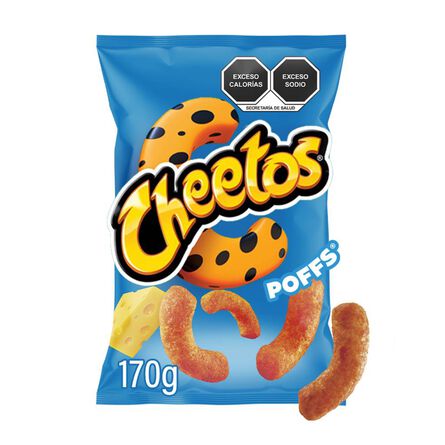 Botana Con Queso Sabritas Cheetos Poffs 170 G image number 1