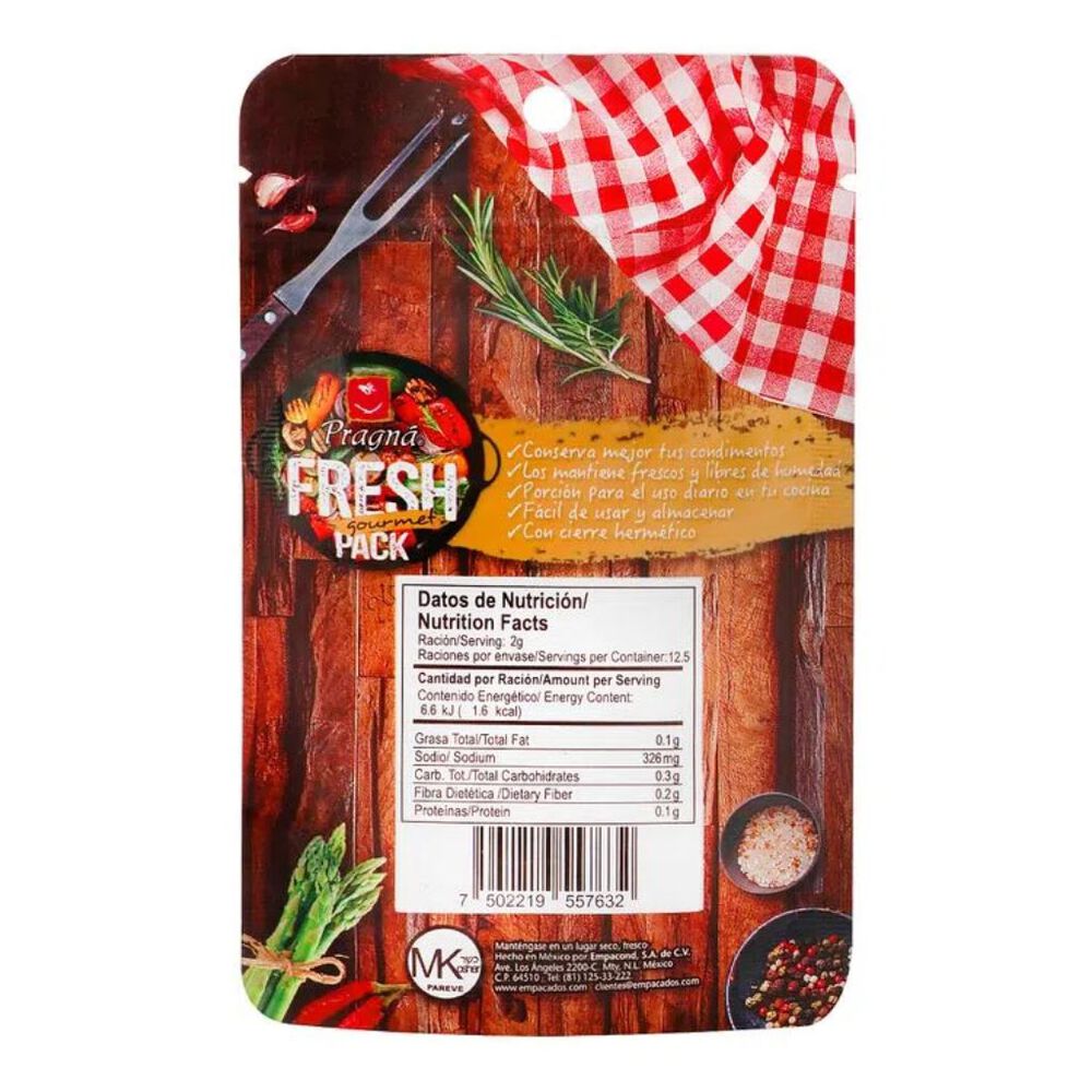 Sazonador Aderezo Espaguetti Pragná Fresh Pack bolsa 26 gr image number 1