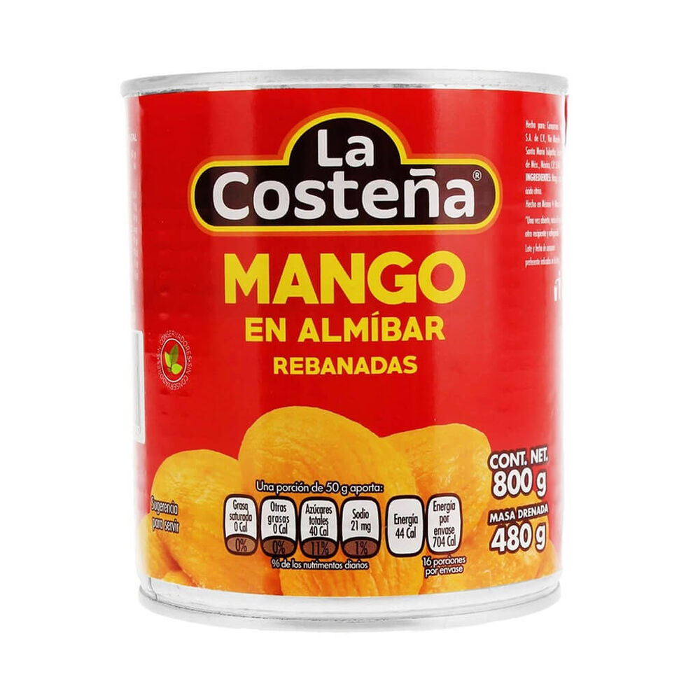 Mango Costeña Rebanadas Lat 800gr image number 0