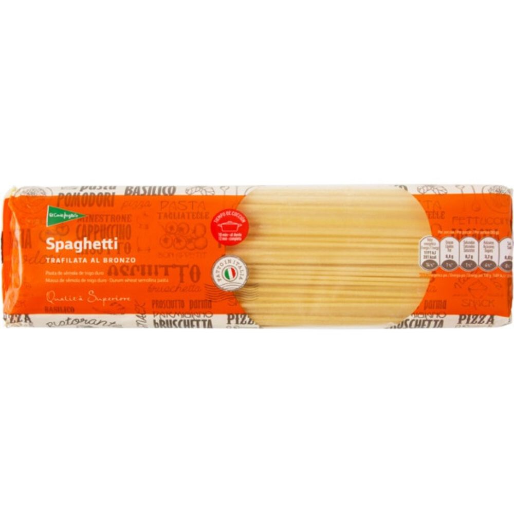 Pasta Spaguetti El Corte Inglés 500 gr image number 0