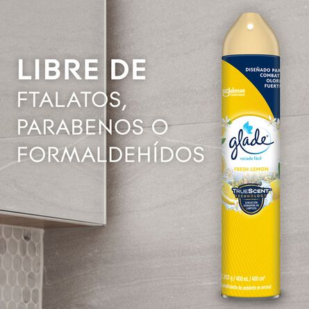 Glade Aromatizante Aerosol Fresh Lemon 400 ml image number 3