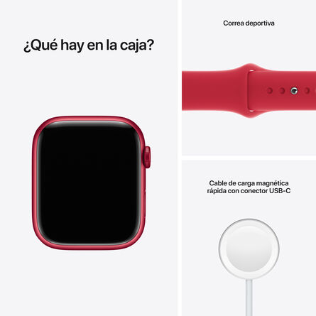 Apple Watch Series 7 MKN93LZ/A 45MM GPS Product RED image number 6