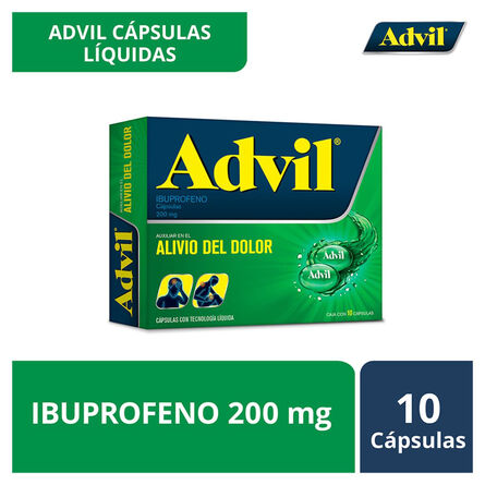 Advil Fast Gel 200mg Cap con 10 image number 1