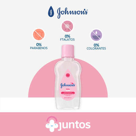 Aceite para bebe JOHNSON'S 200ml image number 1