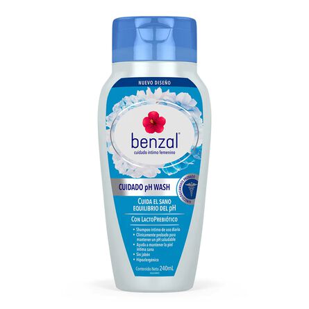 Shampoo Intimo Benzal Wash Cuidado Ph 240 ml image number 1
