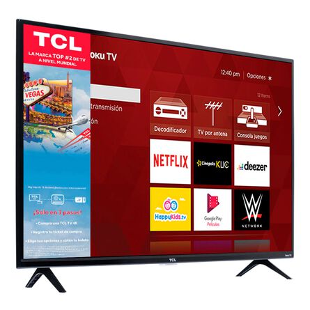 SMART TV TCL 50 PULGADAS LED 4K ROKU