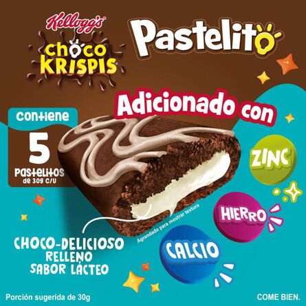 Pastelito Choco Krispis Kellogg's Original 150 gr image number 2