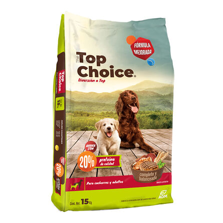 Alimento para perro Top Choice 15 Kg image number 1