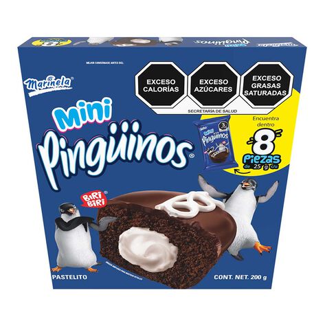 Pastelito Marinela Pingüino 8 Pack