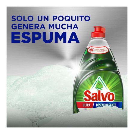 Salvo Detergente Líquido Lavatrastes Ultra Limón 640 ml image number 3