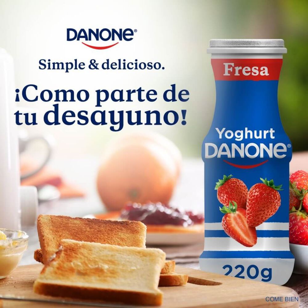 Yoghurt Danone Bebible Con Fresa 220g image number 4