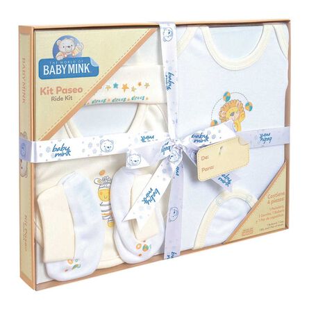 Coordinado para Bebé Kit de Paseo Baby Mink Rosa 0 a 3 Meses image number 1