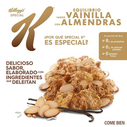 Cereal Kellogg's Special K Vainilla y Almendras Equiibrio Caja 380 Gr image number 2