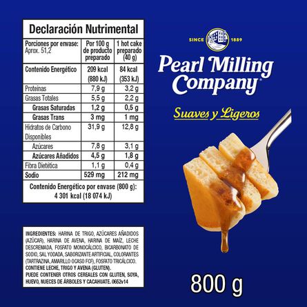 Harina para Hot Cakes Aunt Jemima Pearl Milling Company Suaves 800 g image number 3